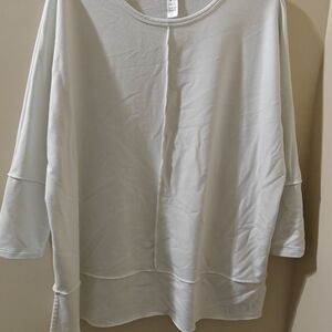 SPANX Women's White Long Sleeve Top